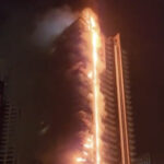 エマール社ビルの大規模火災（ドバイ）