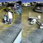 落下した窓ガラスが子連れの母親に直撃する事故（中国）