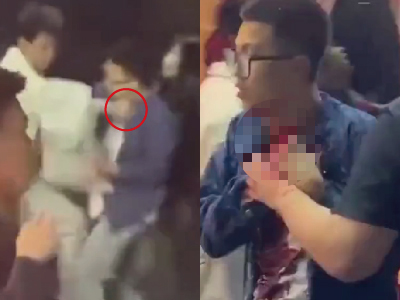 眼鏡をかけた若い男性が壊れた瓶で喉を刺され死亡する（中国）