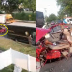 16歳の少年が運転するBMWがトラックに衝突する事故（アメリカ）