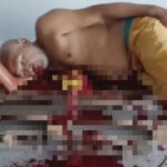 男性が道路の真ん中で胸を刺される事件（ブラジル）