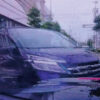 愛知県名古屋市緑区の路上で左右の確認をせず道に出てきた車にぶつけられた車