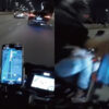 バイクで走行中の男性がスマホを奪われる事件（ブラジル）