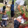 フィリピン兵士がアブ・サヤフの男に斬首される（フィリピン）