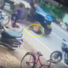 トラクターと2人乗りバイクの事故（インド）